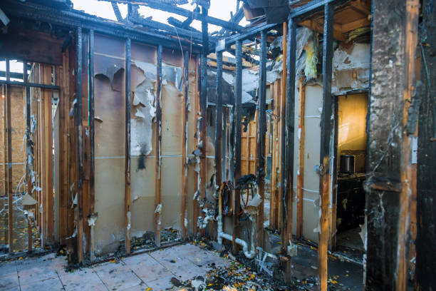 Professional Fire Damage Removal technician working in Briarcliff Manor, NY